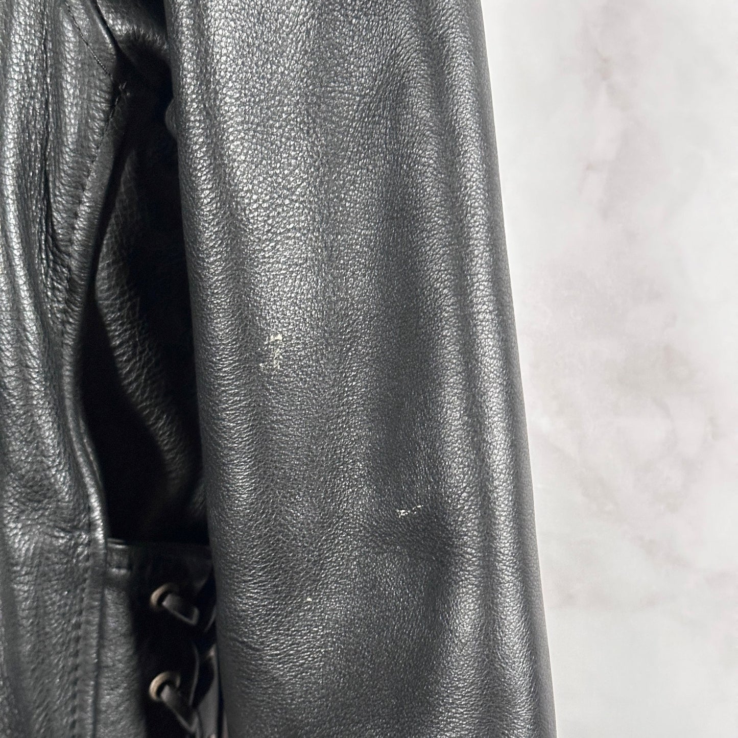Honda ProTech Black Leather Motorcycle Jacket