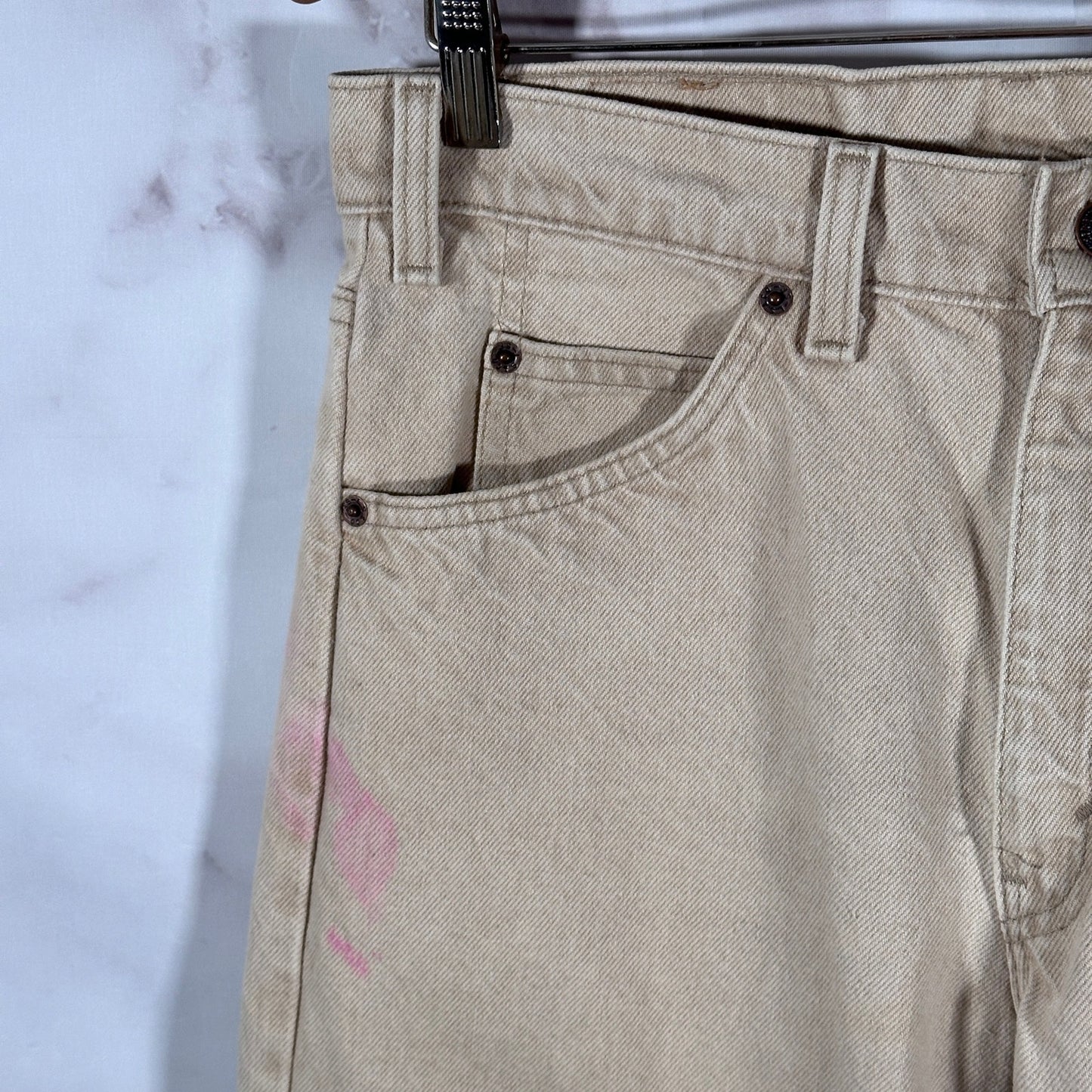 Vintage Levi’s 550 Orange Tab Tan Denim