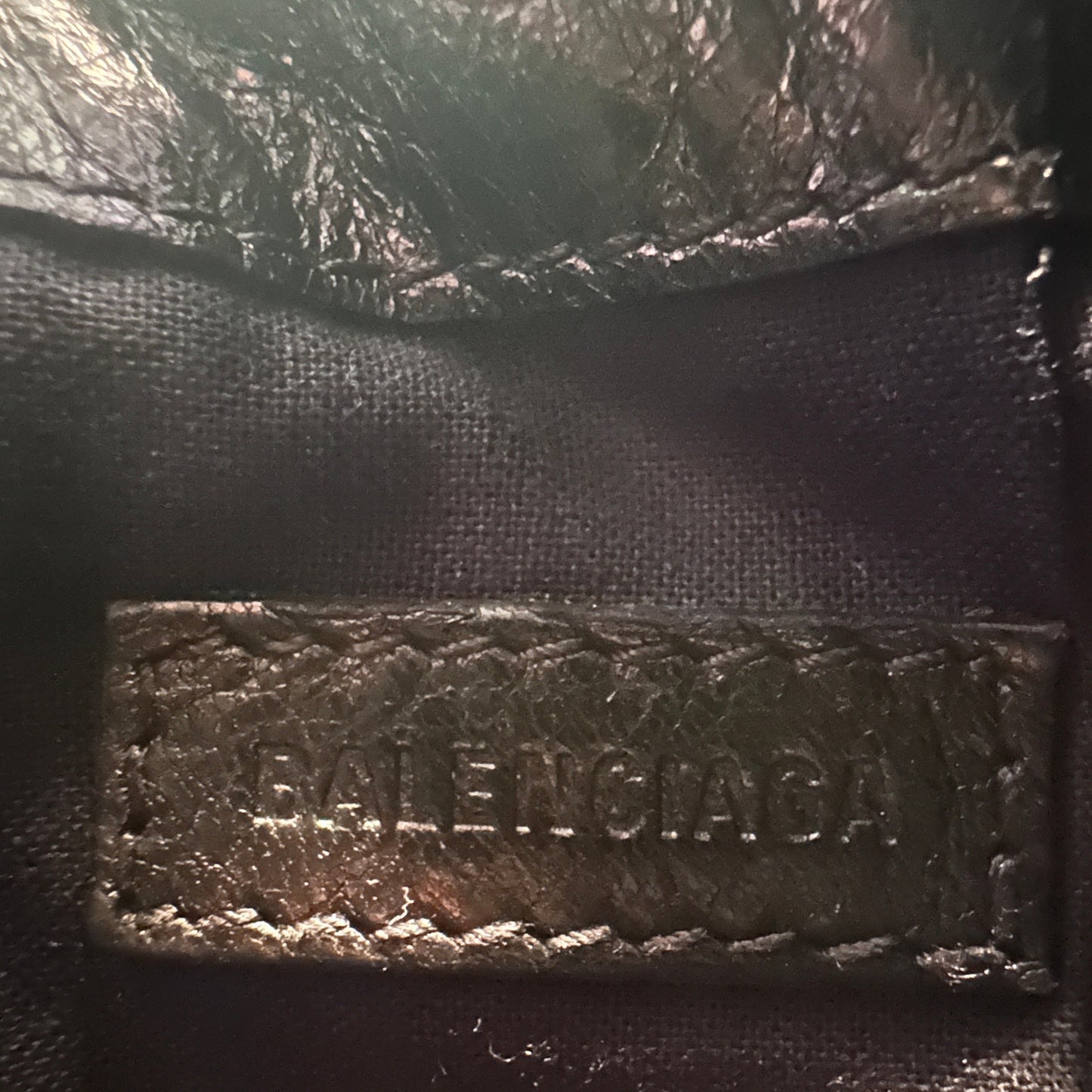 Balenciaga Black Leather Explorer Bag