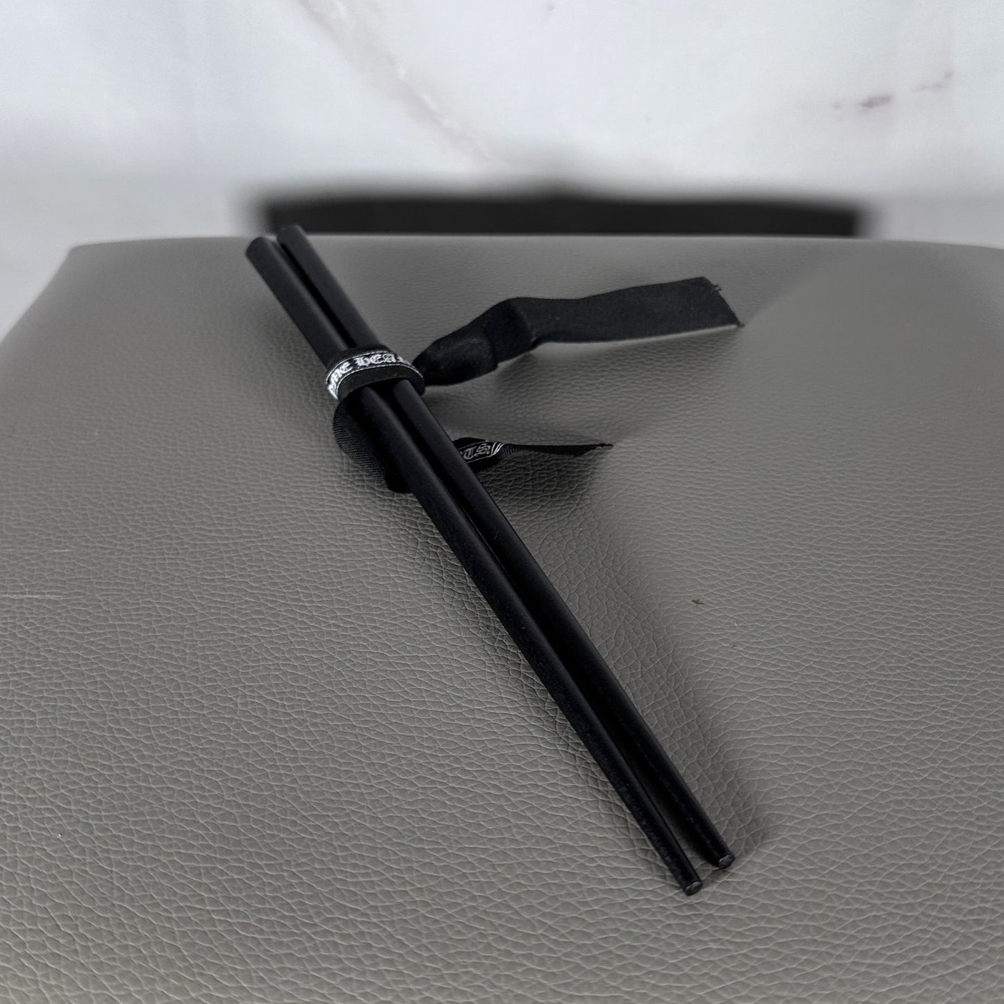 Chrome Hearts Ebony & Silver Chopsticks