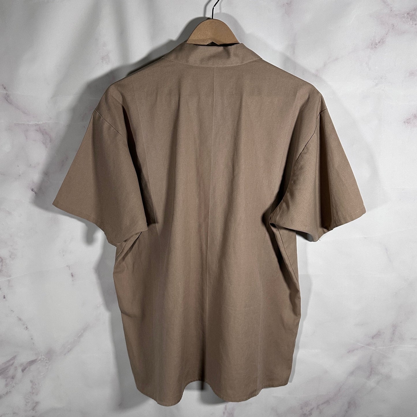 Vintage Ben Davis Tan Half-Zip Shirt