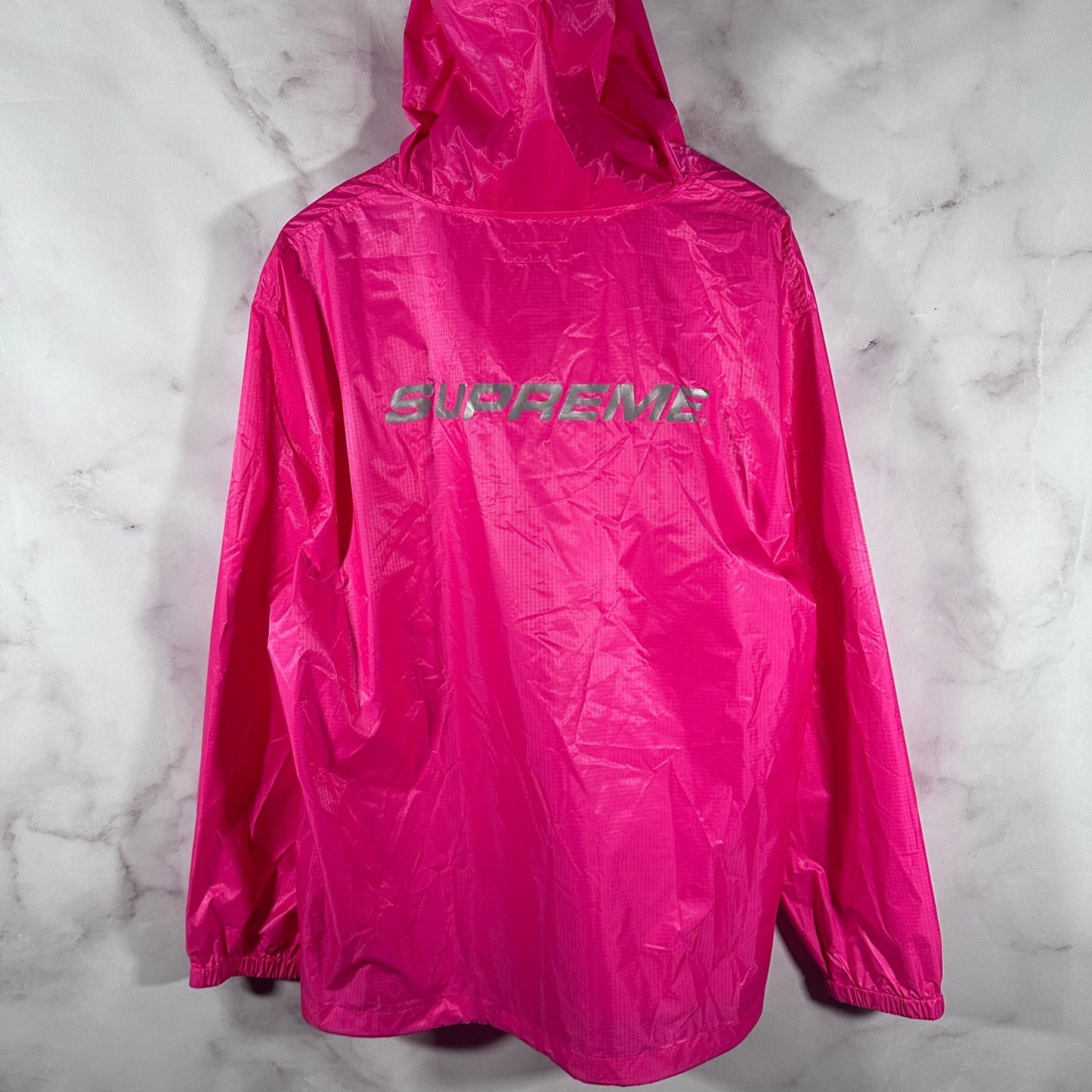Supreme F/W17 Pink Packable Ripstop Pullover & Bag