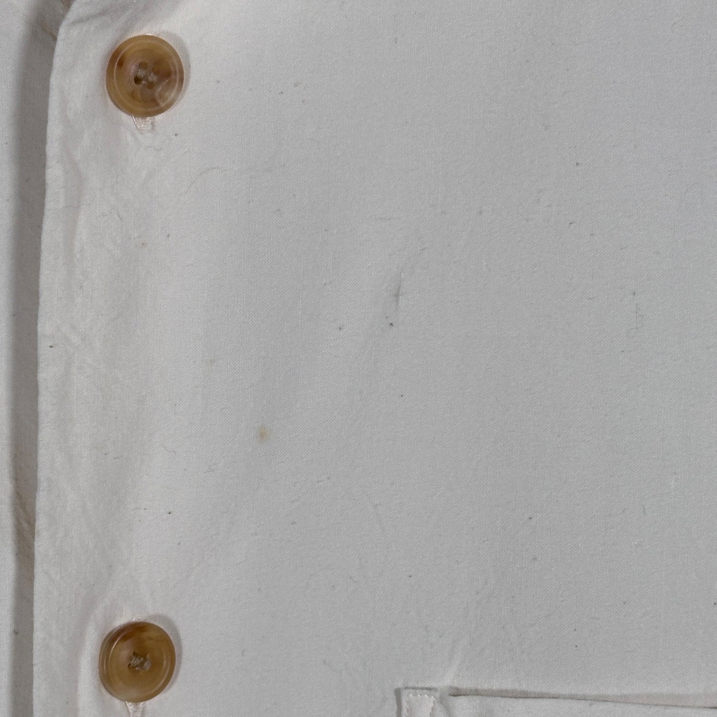 Issey Miyake Men Cream Button-Up Shirt
