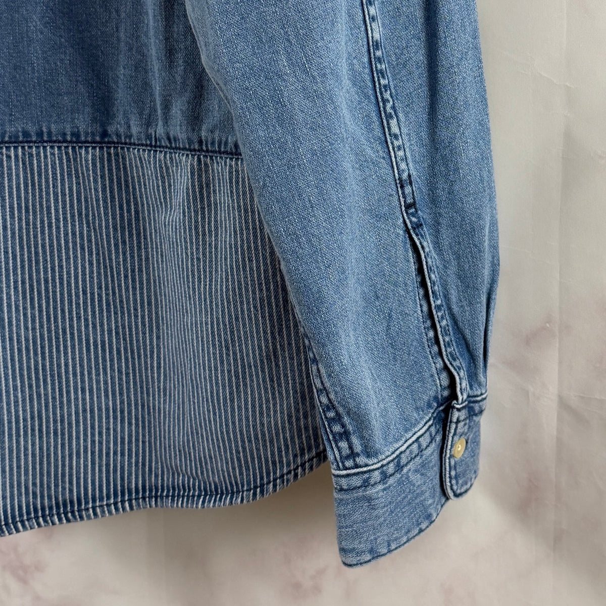 Sean Wotherspoon x GAP Hickory Stripe Denim Shirt
