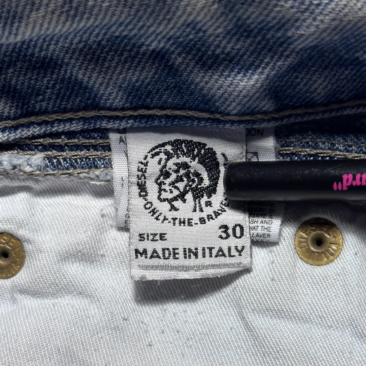 Diesel Light Wash Straight Denim