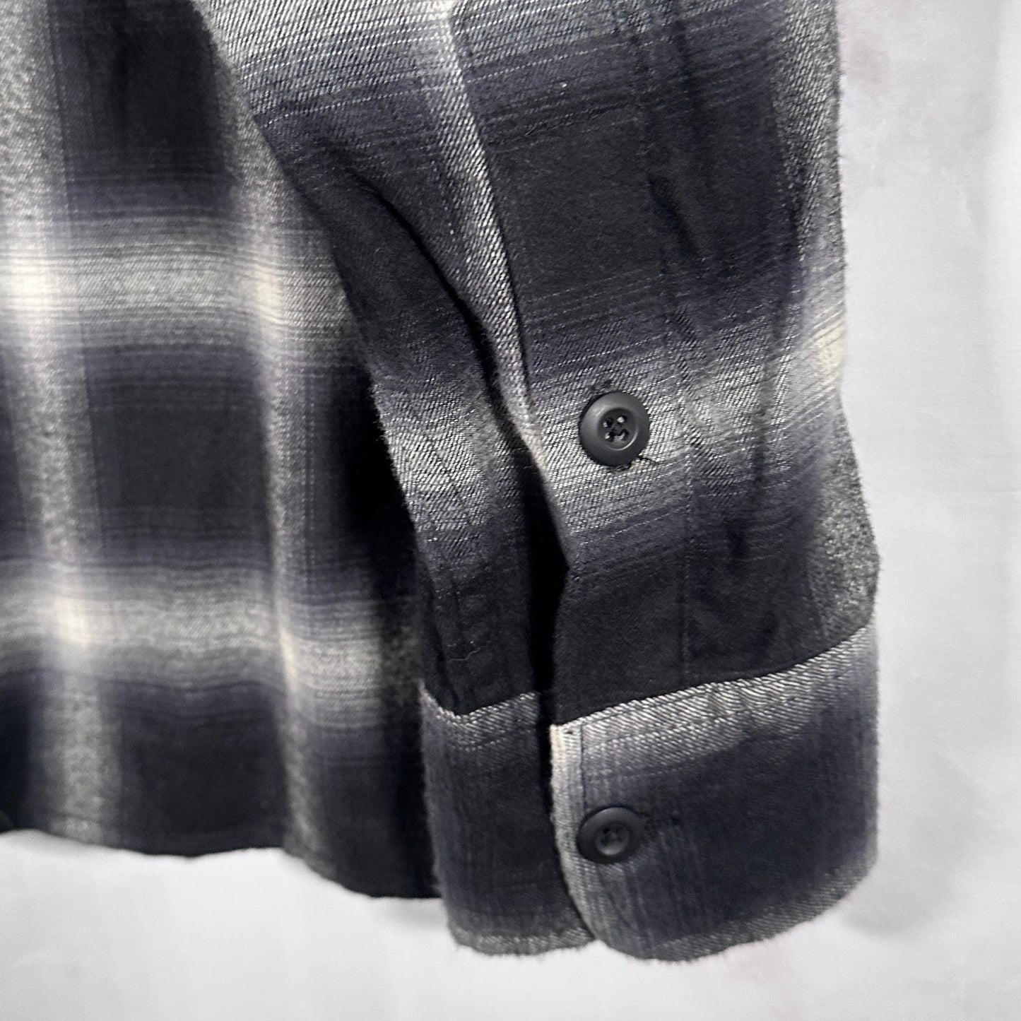 Hidden NY Unreleased Black Plaid Flannel