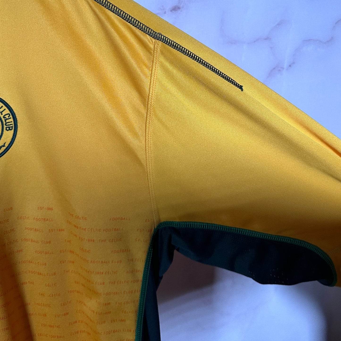 Umbro Yellow Celtic Football Club L/S Jersey