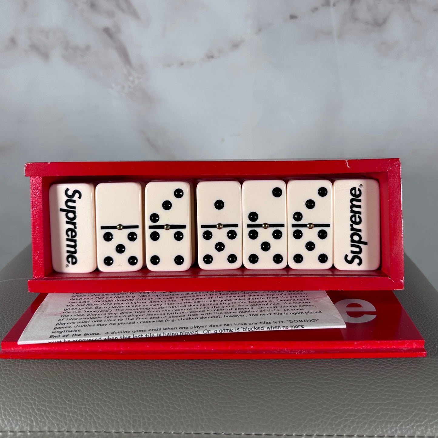 Supreme F/W12 Wooden Domino Set