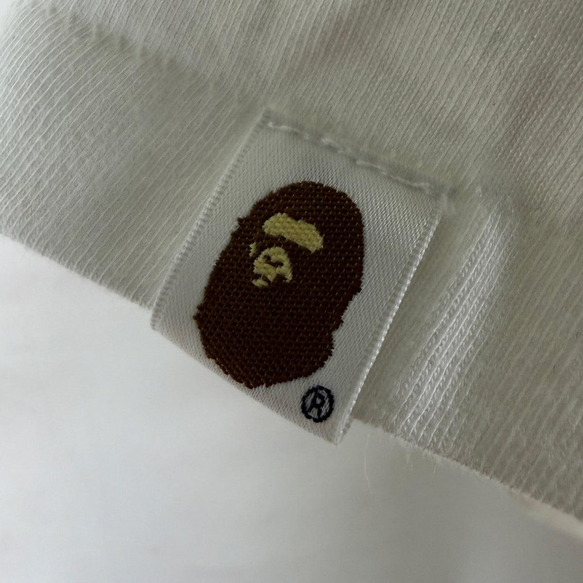 Bape White Tactical Logo Tee
