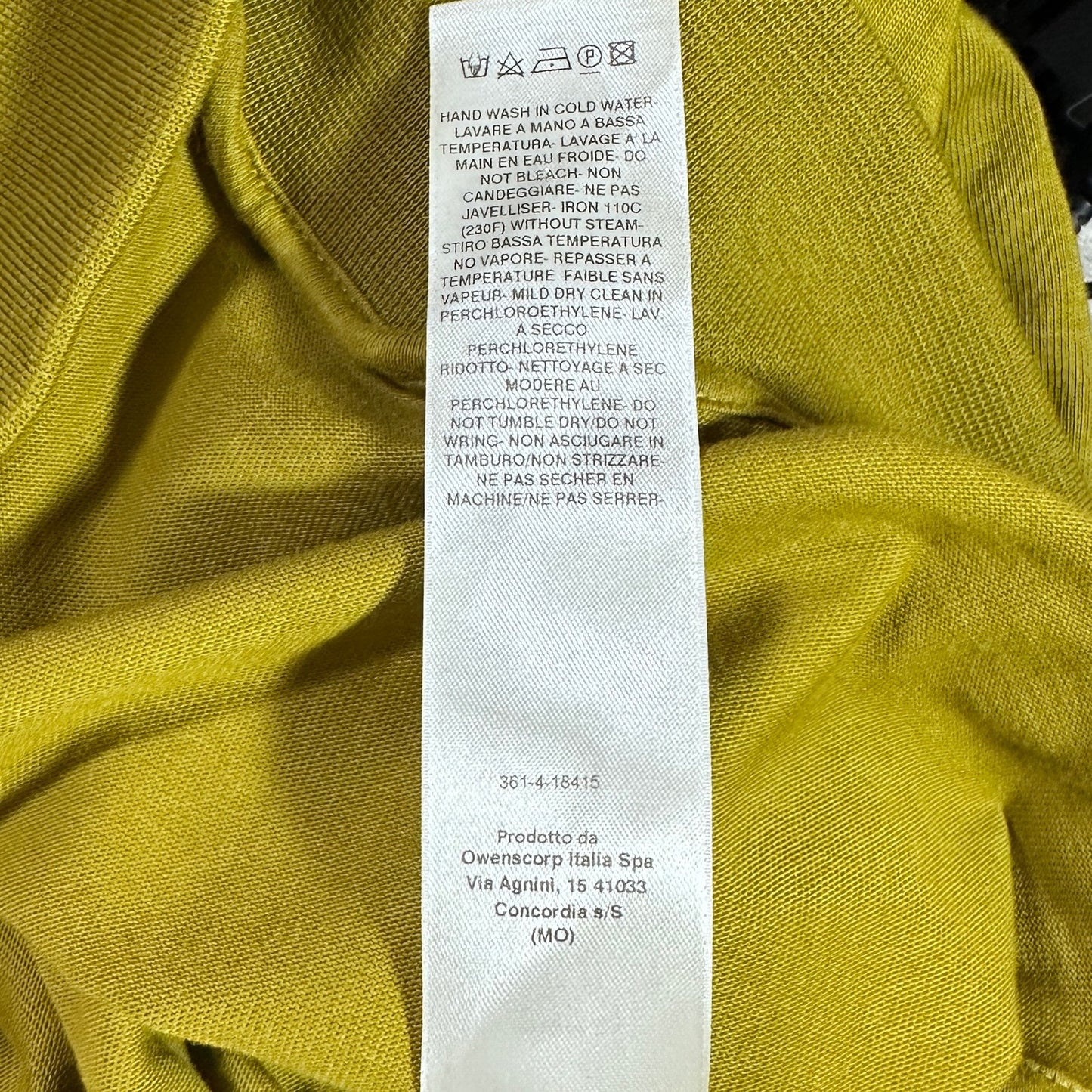 Rick Owens S/S22 Fogachine Sulphate Geth Sleeve Pocket Crewneck Sweatshirt