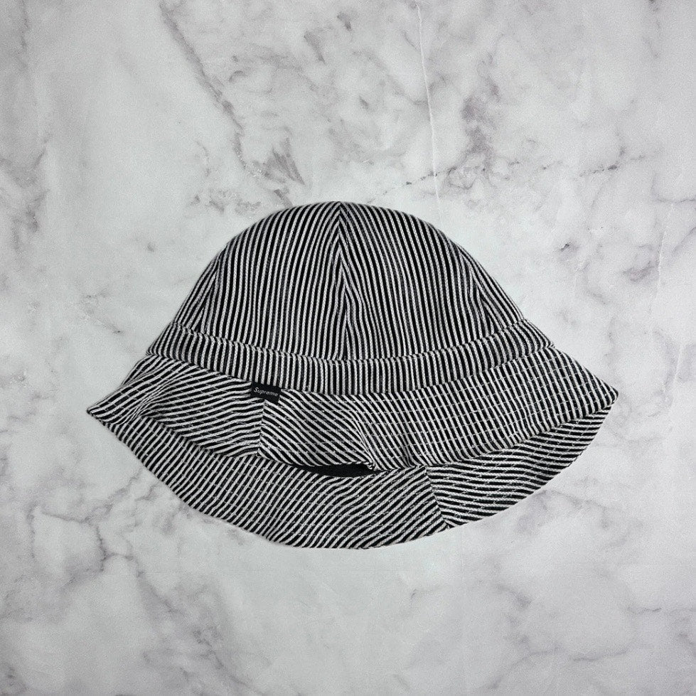 Supreme S/S22 Stripe Mesh Bell Hat