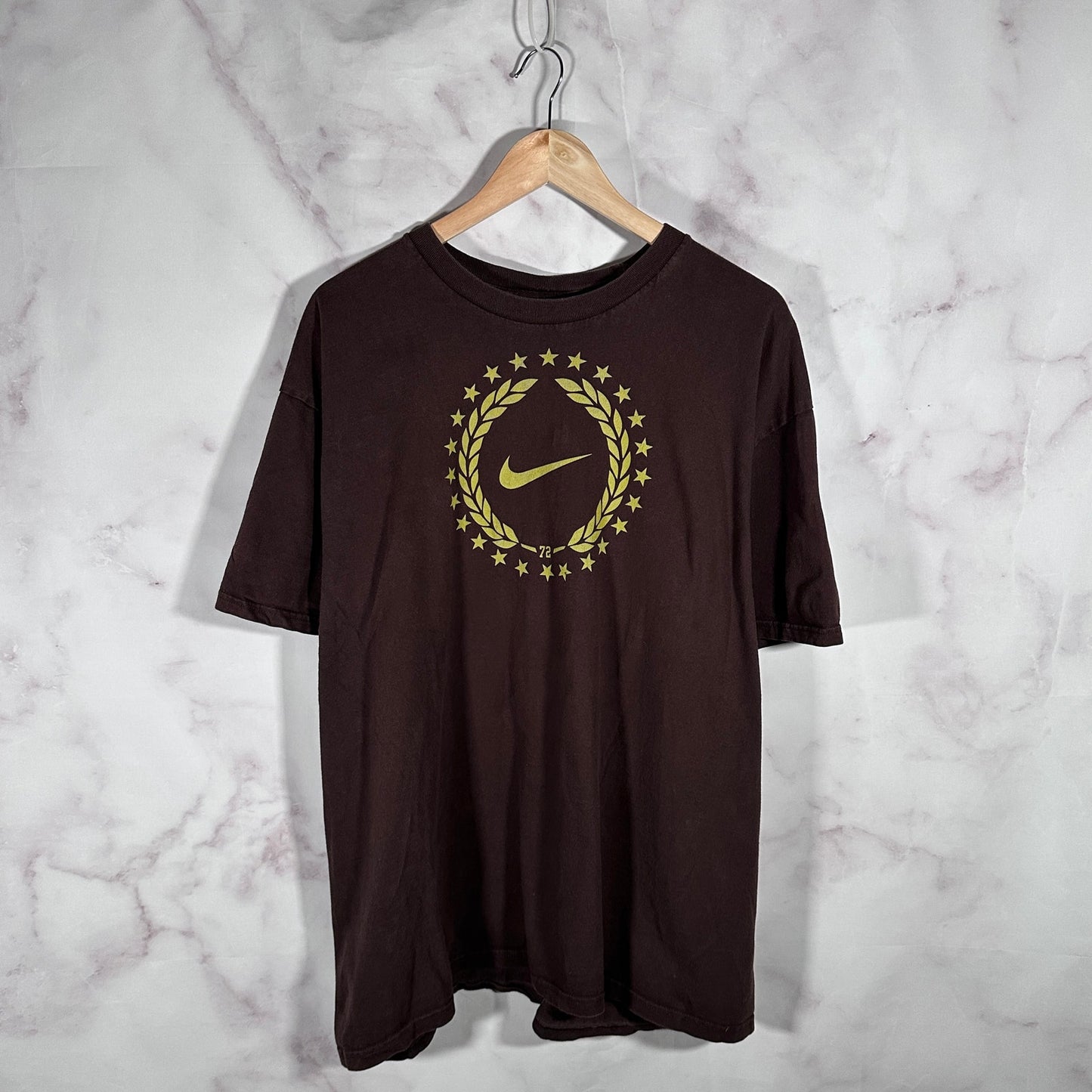 Nike Brown/Gold y2K Logo Tee