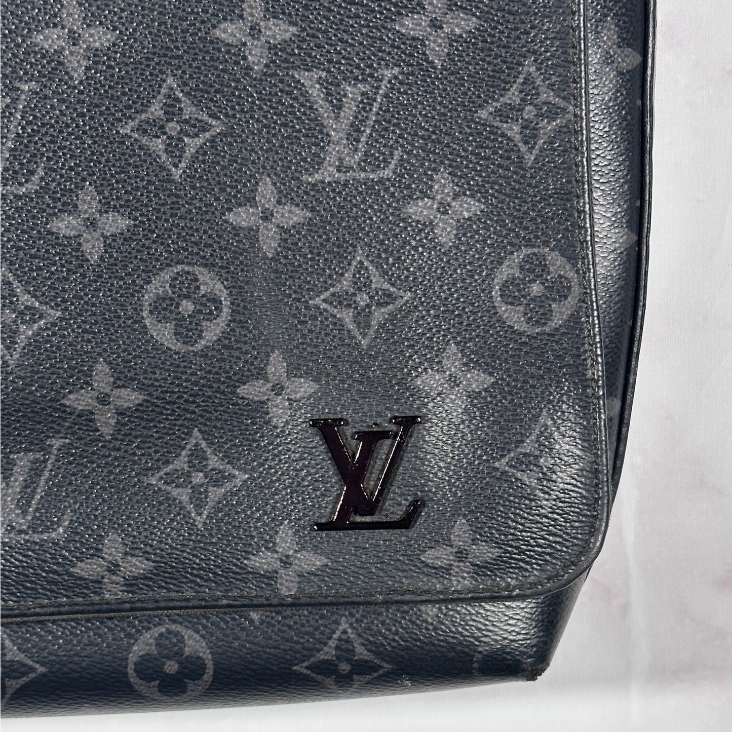 Louis Vuitton Black Monogram Eclipse Messenger Bag
