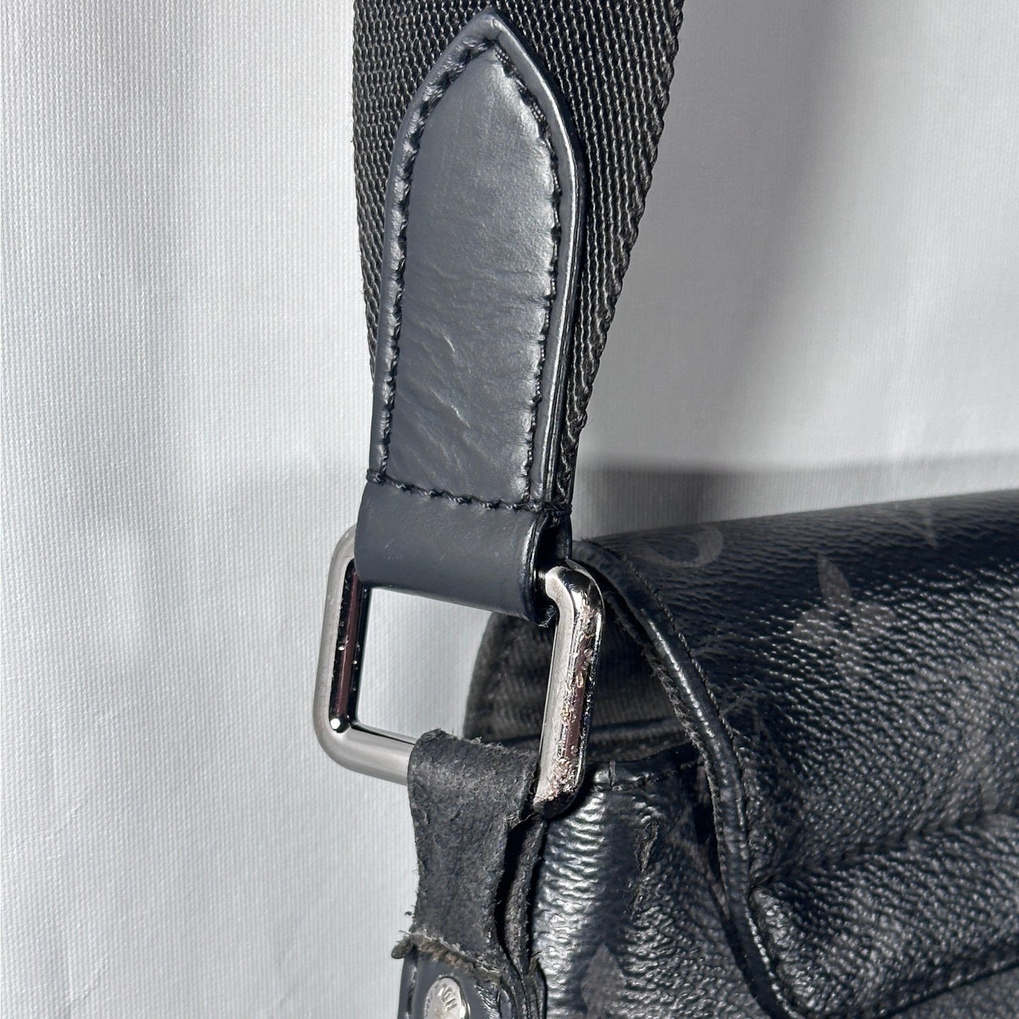 Louis Vuitton Black Monogram Eclipse Messenger Bag