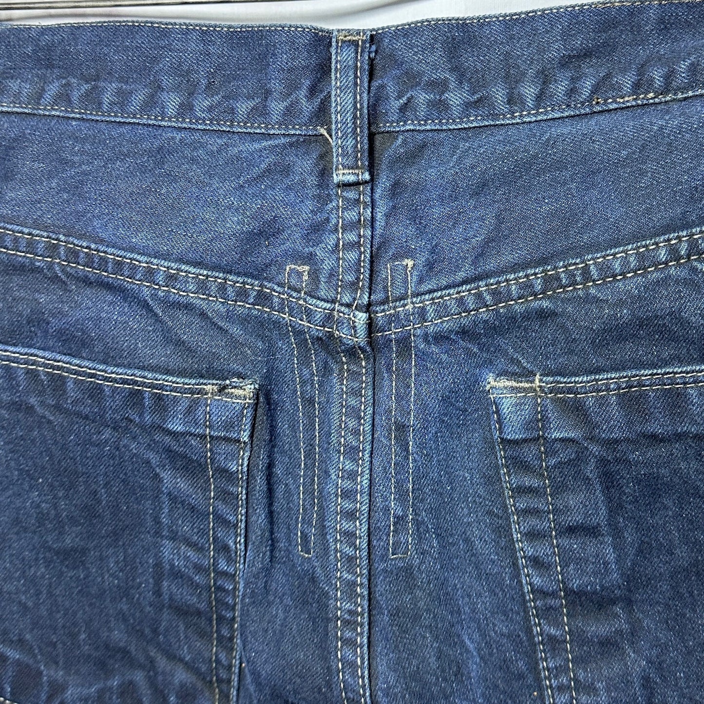 Rick Owens DRKSHDW Hard Blue Berlin Cut Denim