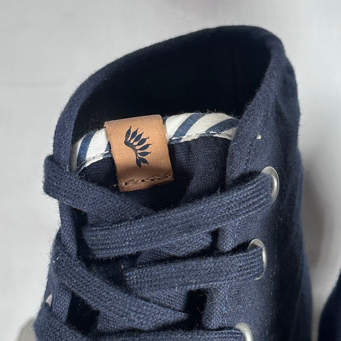 Visvim Kiefer Navy Canvas Trainer