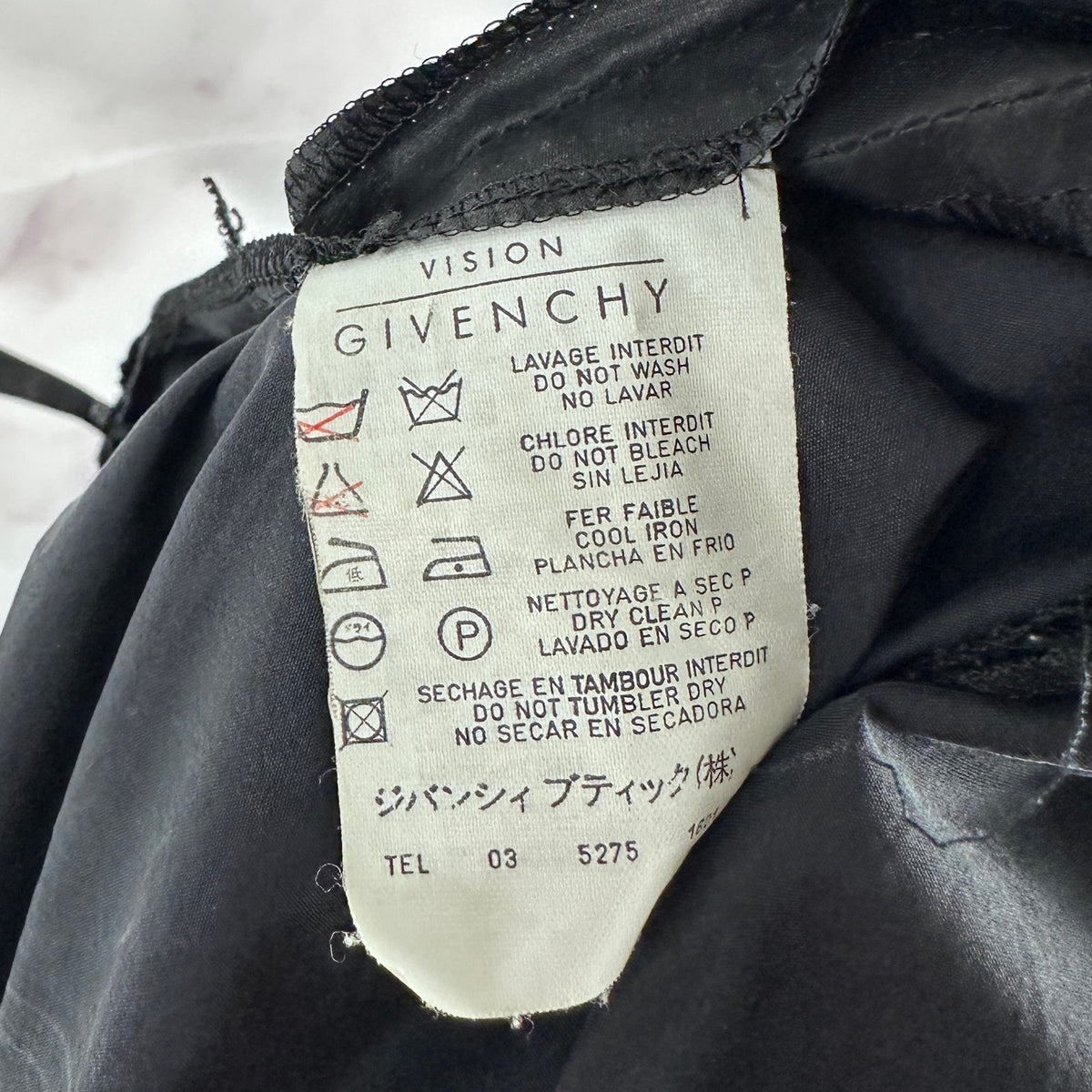 Givenchy Vision Silk Black Tech Pants