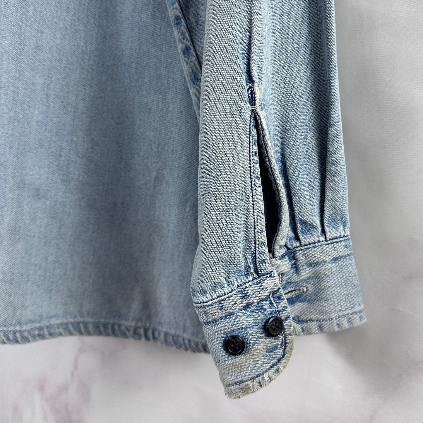 Vintage Gap Sean Wotherspoon Denim 1/2-Zip Shirt