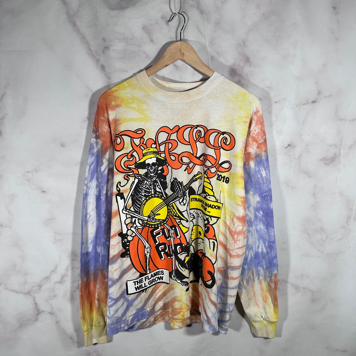 Online Ceramics Haunted Wagon Tie Dye Longsleeve