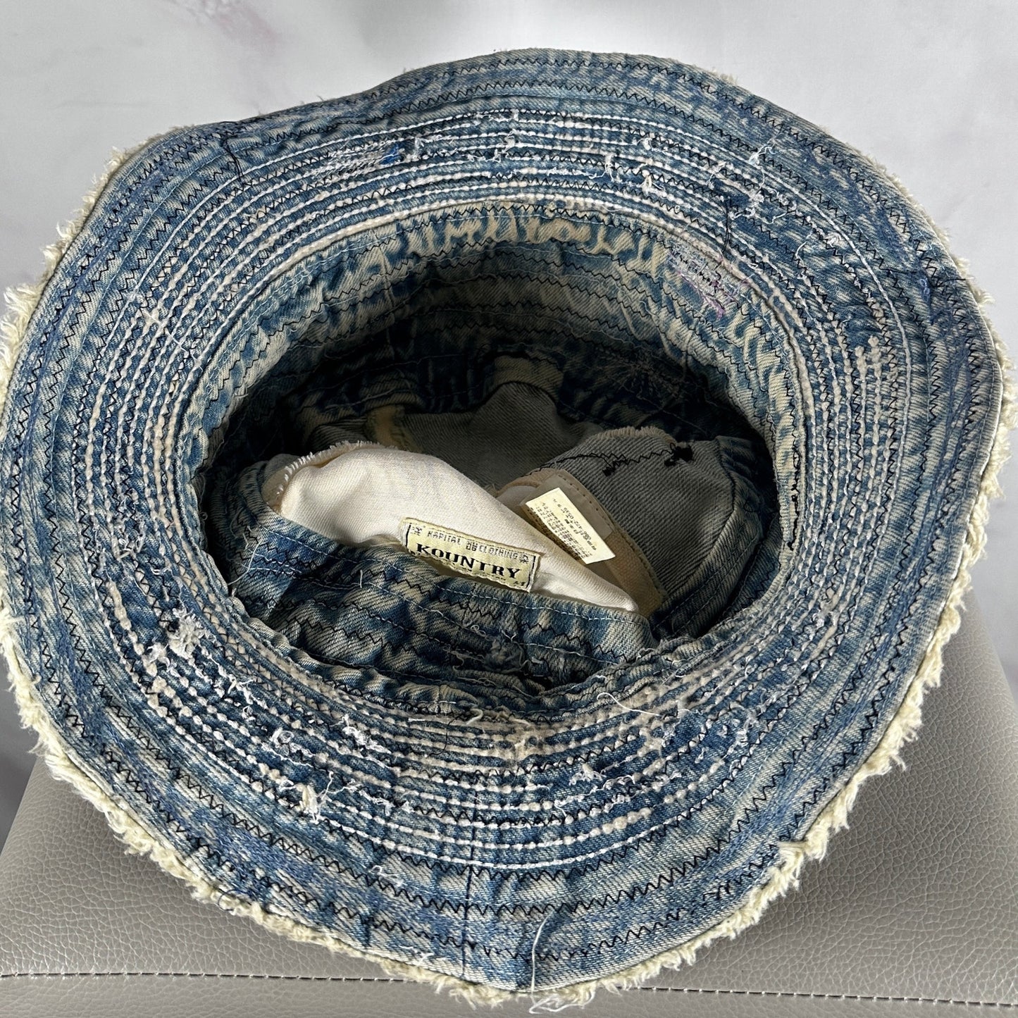 Kapital Boro Denim Bucket Hat