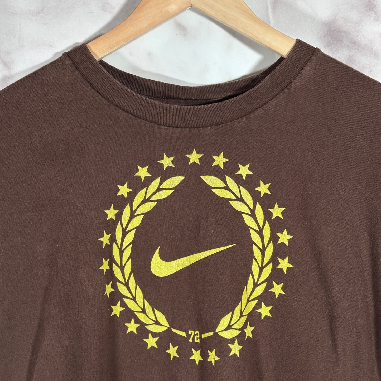Nike Brown/Gold y2K Logo Tee