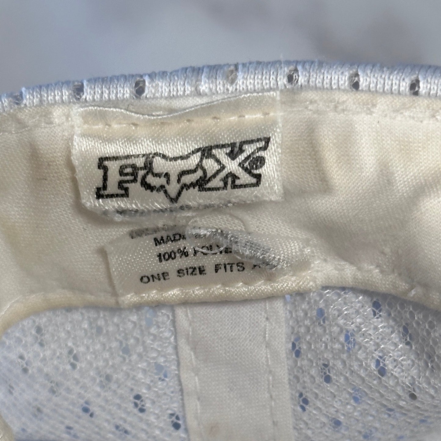 Honda Racing x Fox Official Team Issue Racewear White/Red Mesh Hat