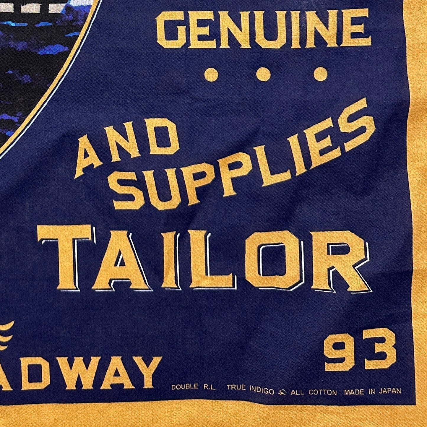 RRL Merchant Tailor Blue Bandana