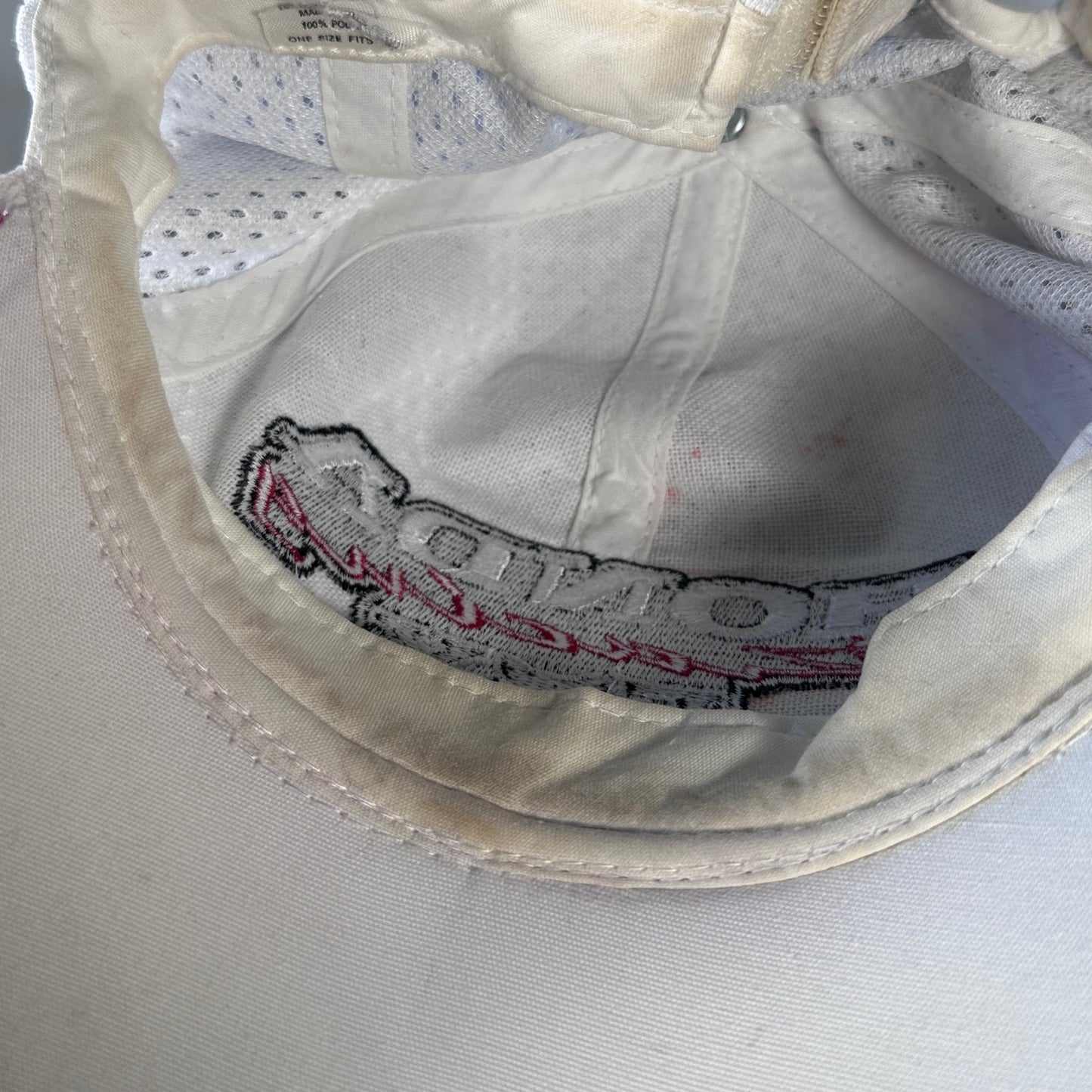Honda Racing x Fox Official Team Issue Racewear White/Red Mesh Hat