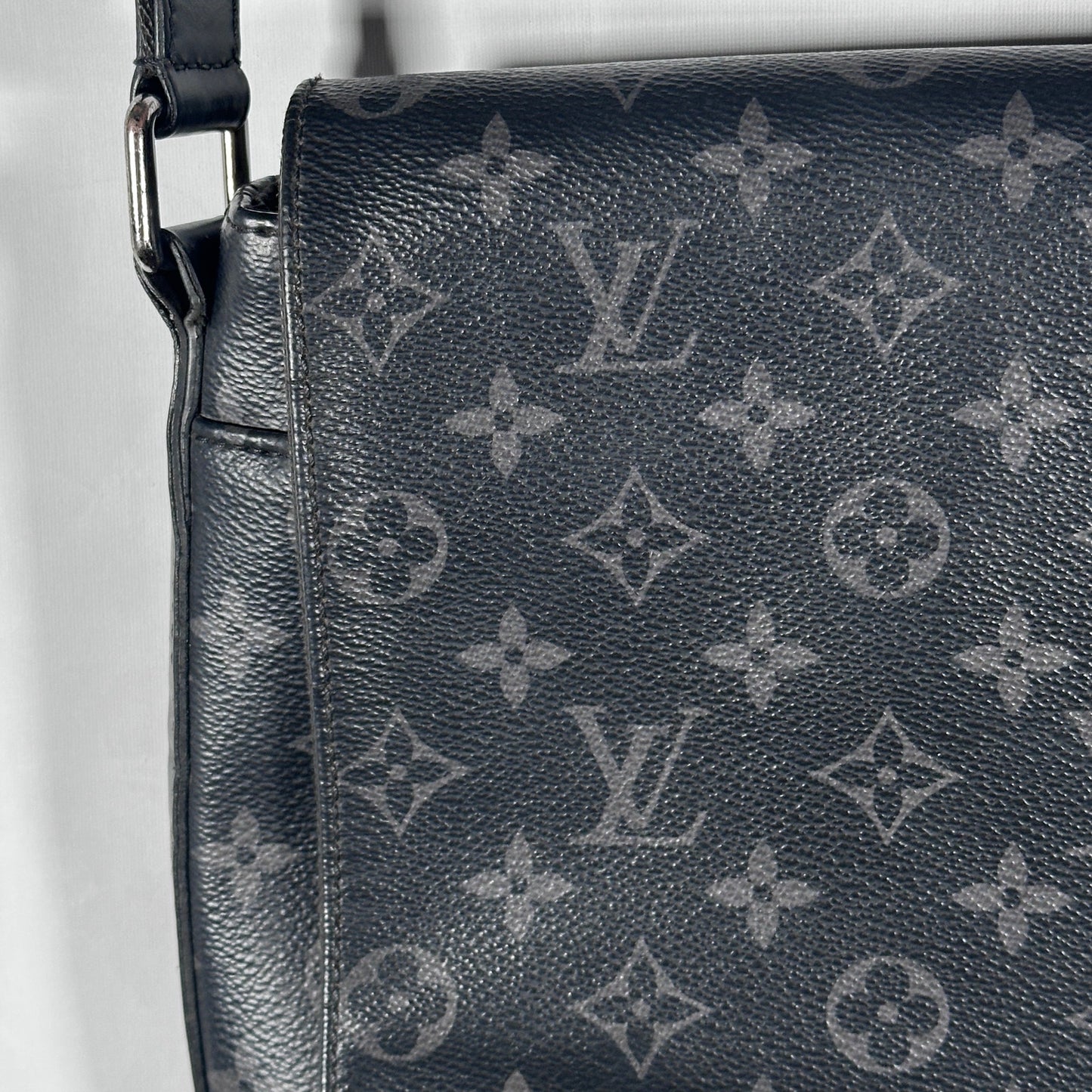 Louis Vuitton Black Monogram Eclipse Messenger Bag