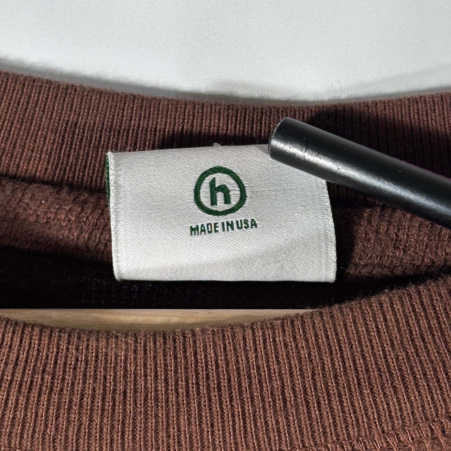 Hidden NY Brown Slub Henley Longsleeve