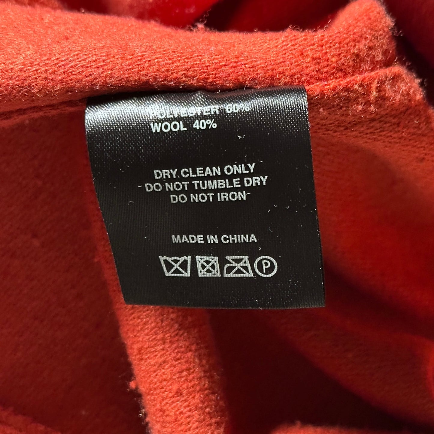 Dickies Construct Orange Fleece Button Up Shirt
