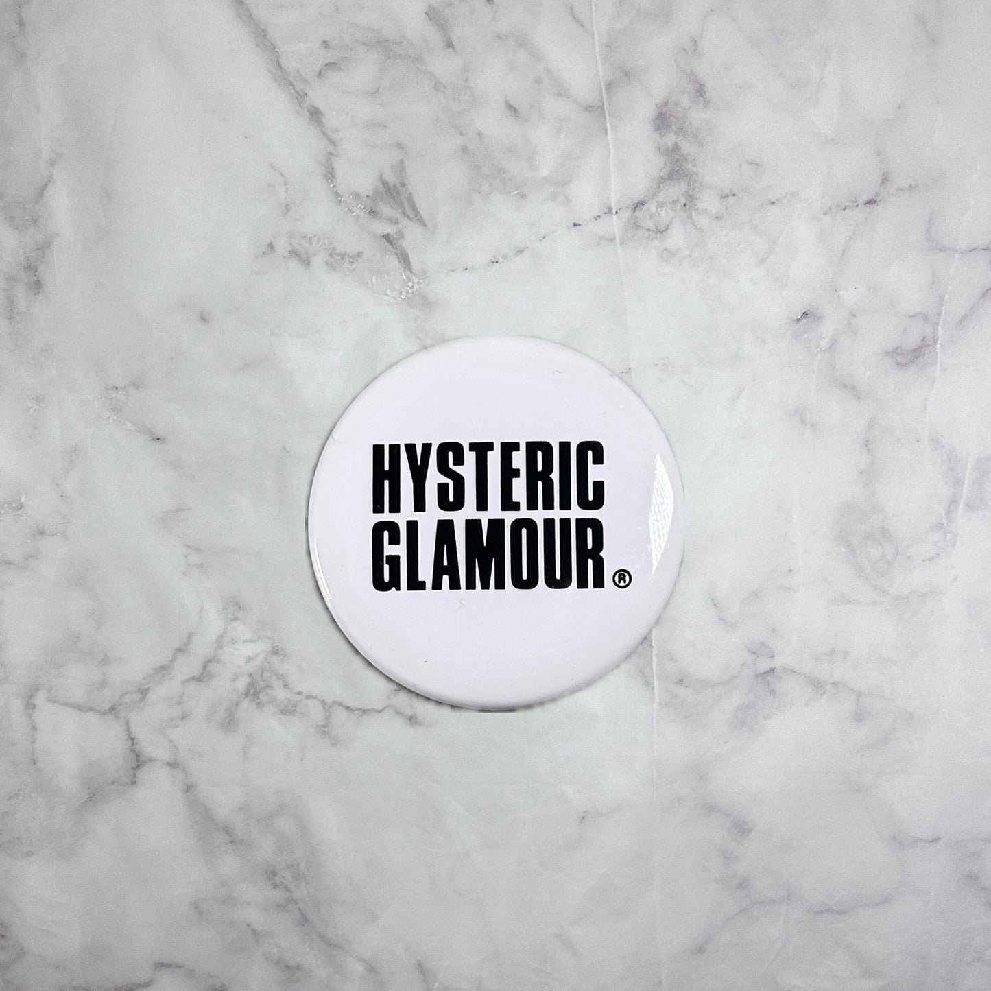 Hysteric Glamour White Logo Pin