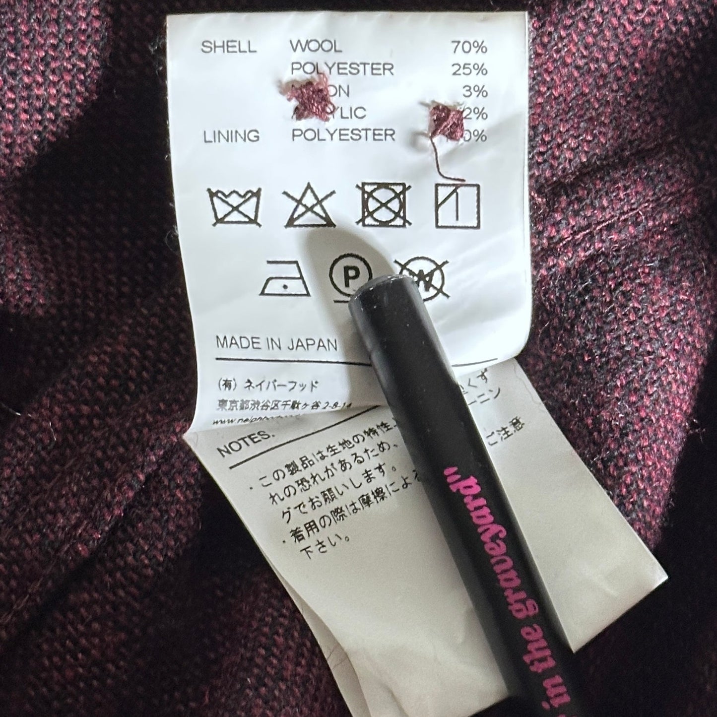 Neighborhood Wool Overshirt Button-Up