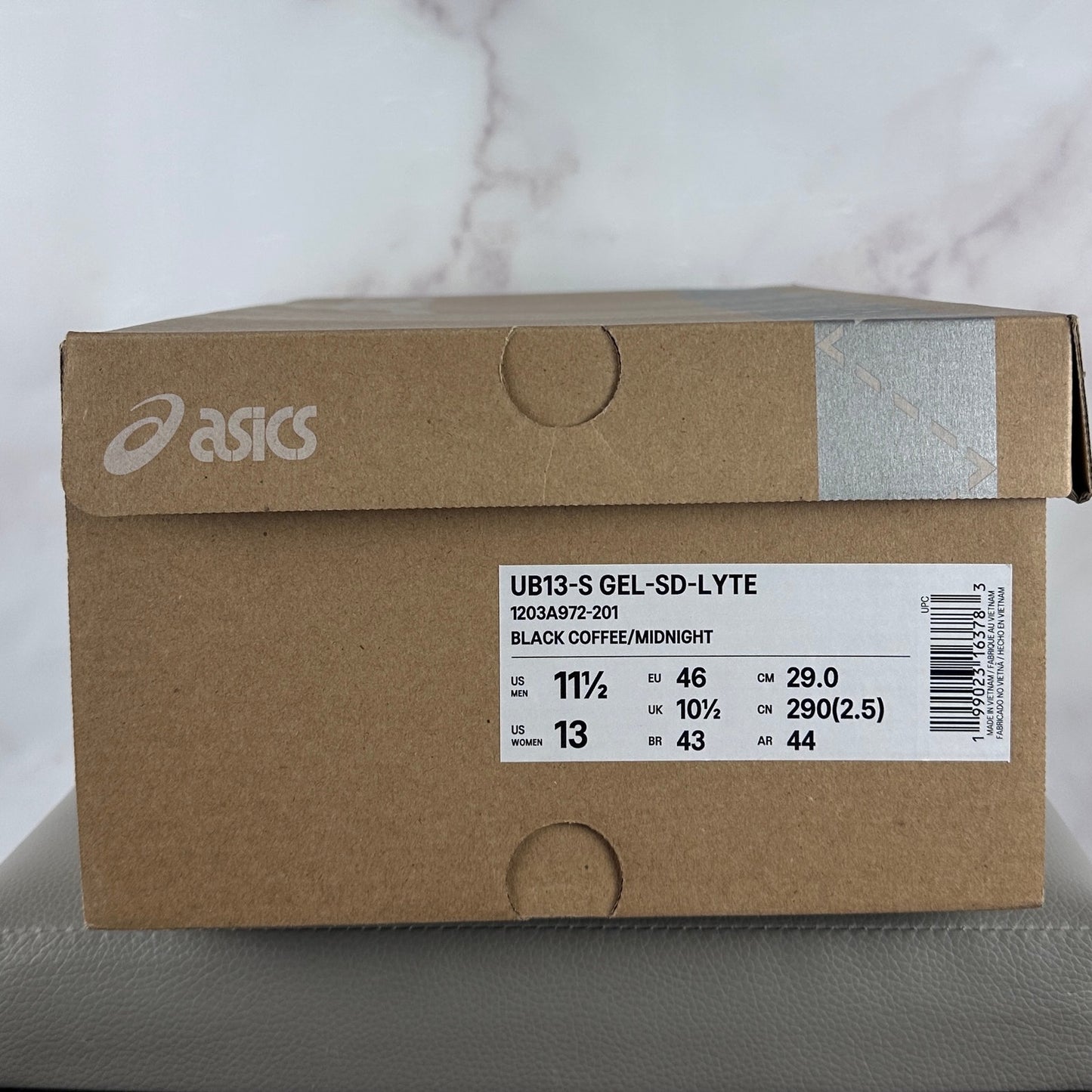 ASICS Kiko Kostadinov UB13-S Gel-SD-Lyte Black Coffee Midnight