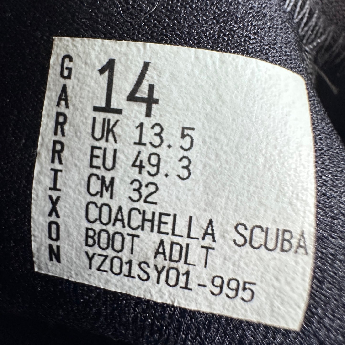 Yeezy Coachella Scuba Boot