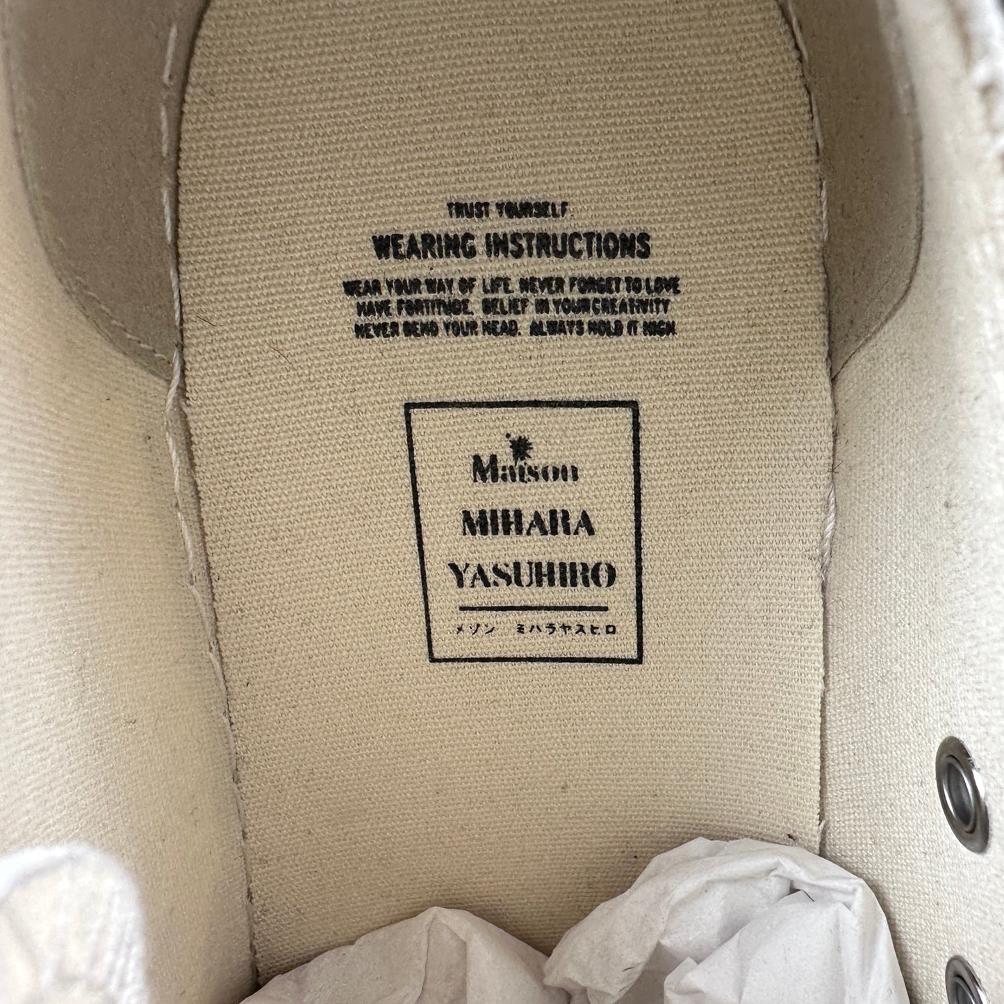 Maison Mihara Yasuhiro Peterson OG Sole Low White