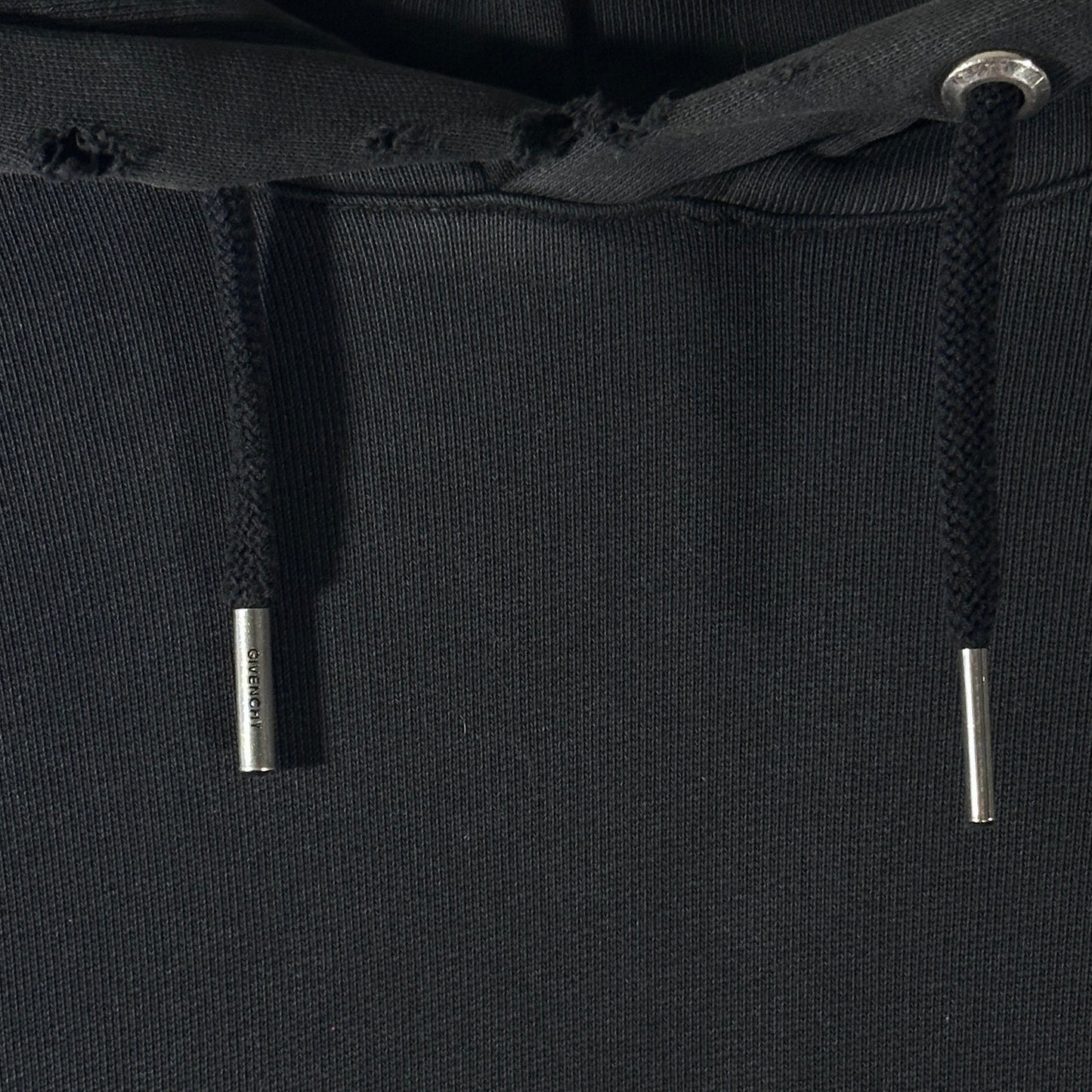 Givenchy Oversized Barbed Wire Black Logo Hoodie