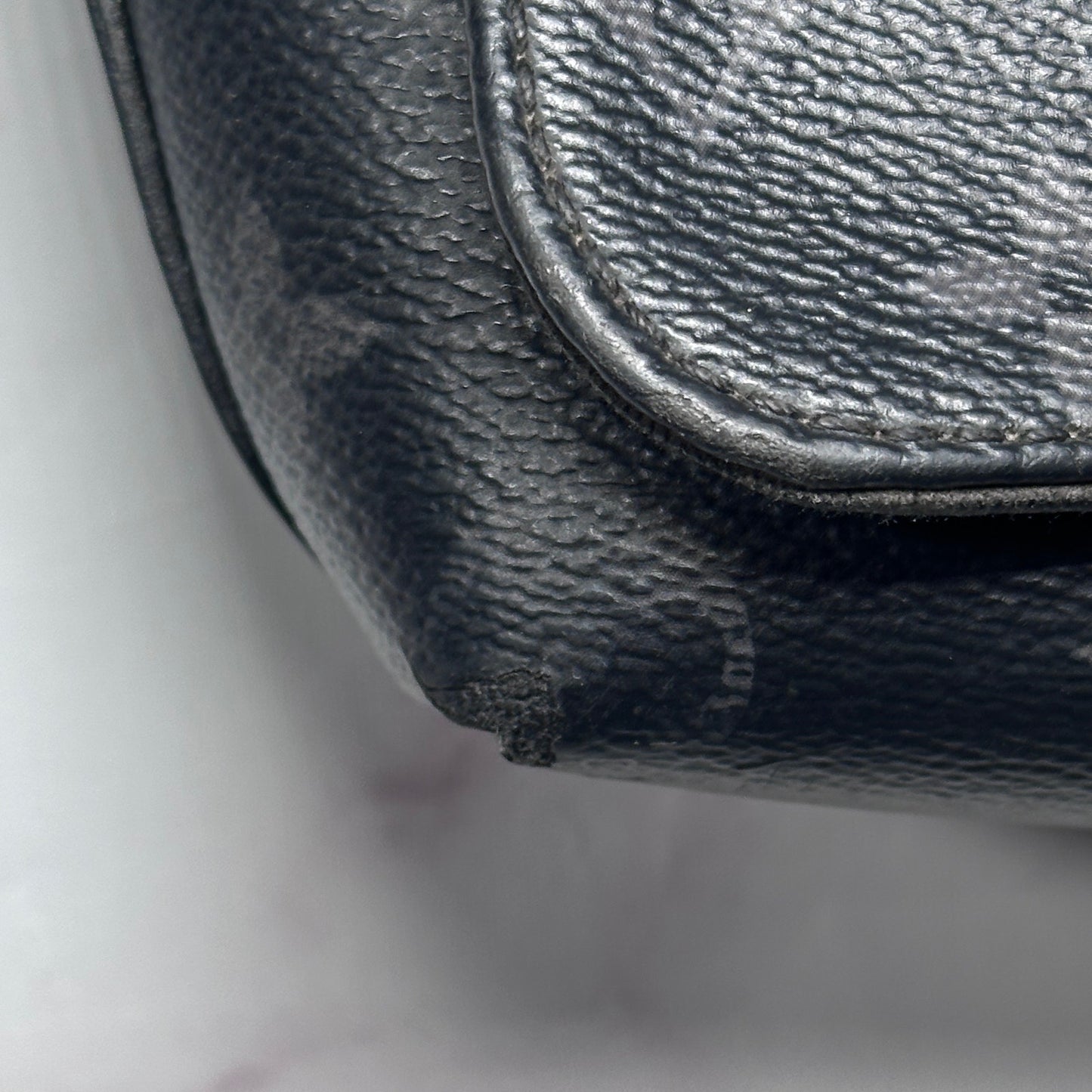 Louis Vuitton Black Monogram Eclipse Messenger Bag
