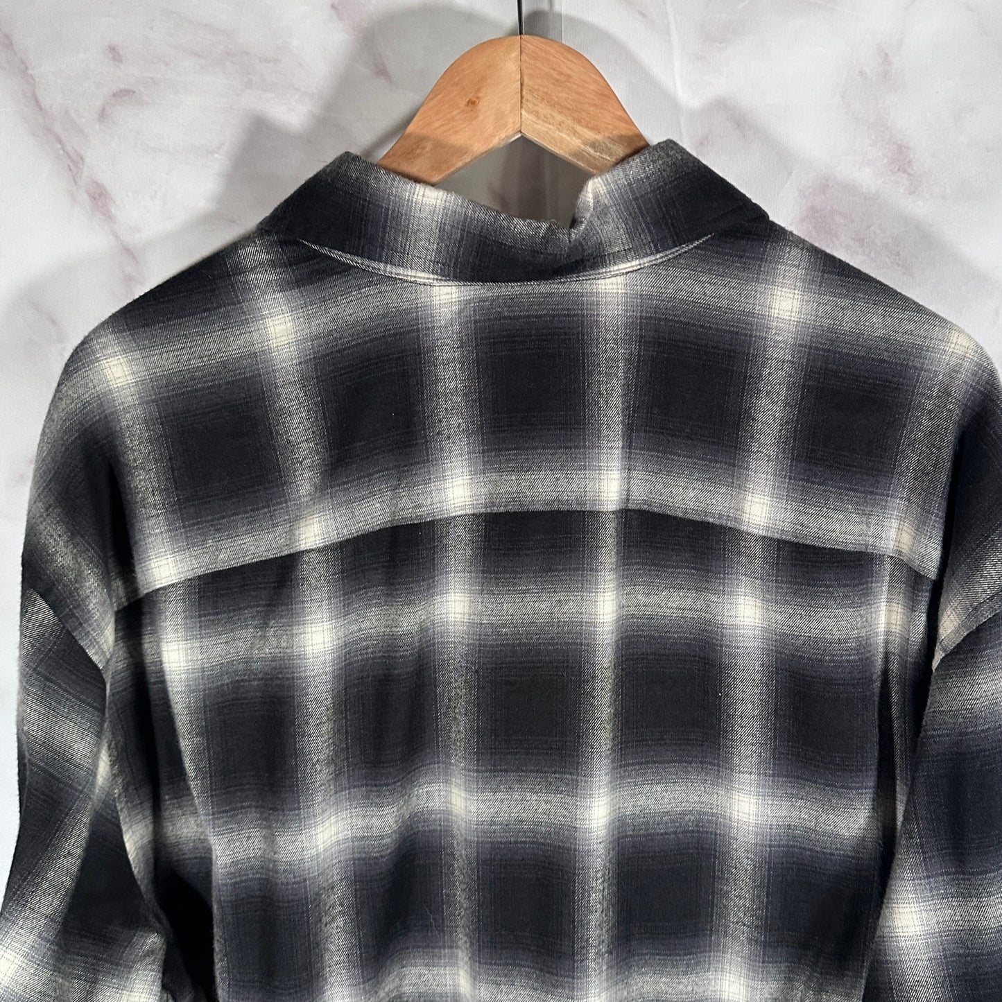 Hidden NY Unreleased Black Plaid Flannel