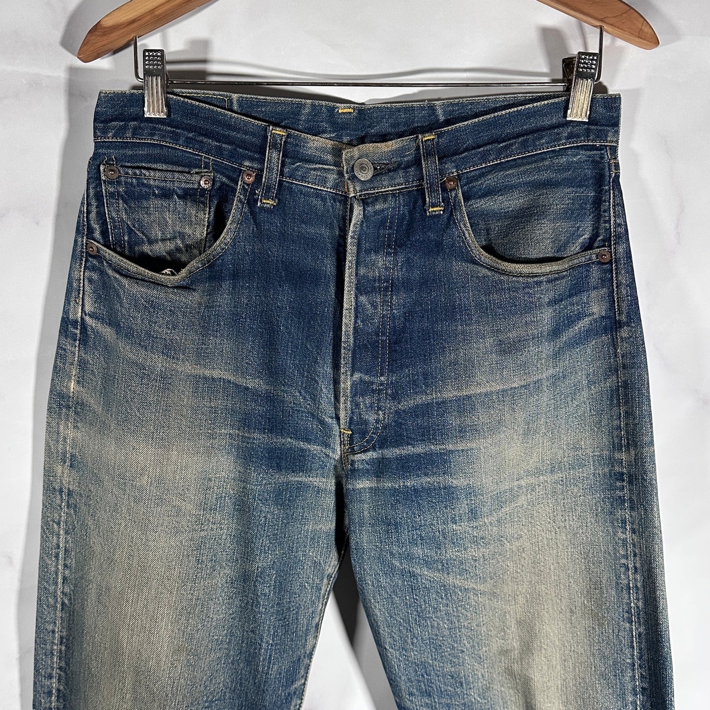 Levi’s Lot 66501 Made in Japan Big E Indigo Raw Selvedge Denim
