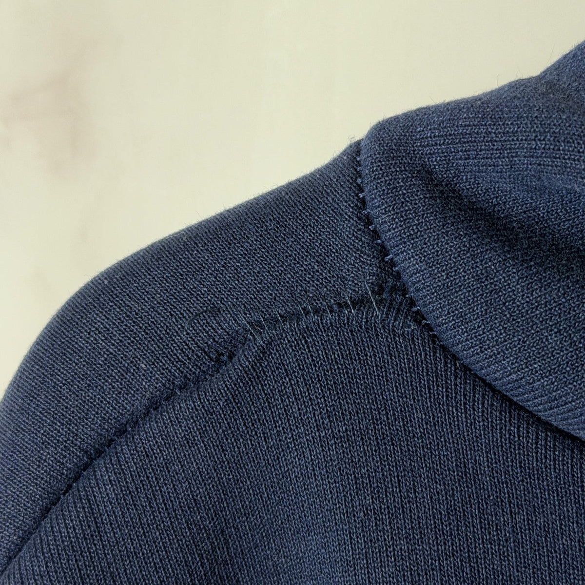 Vintage Camber Blue Thermal Zip-Up Hoodie