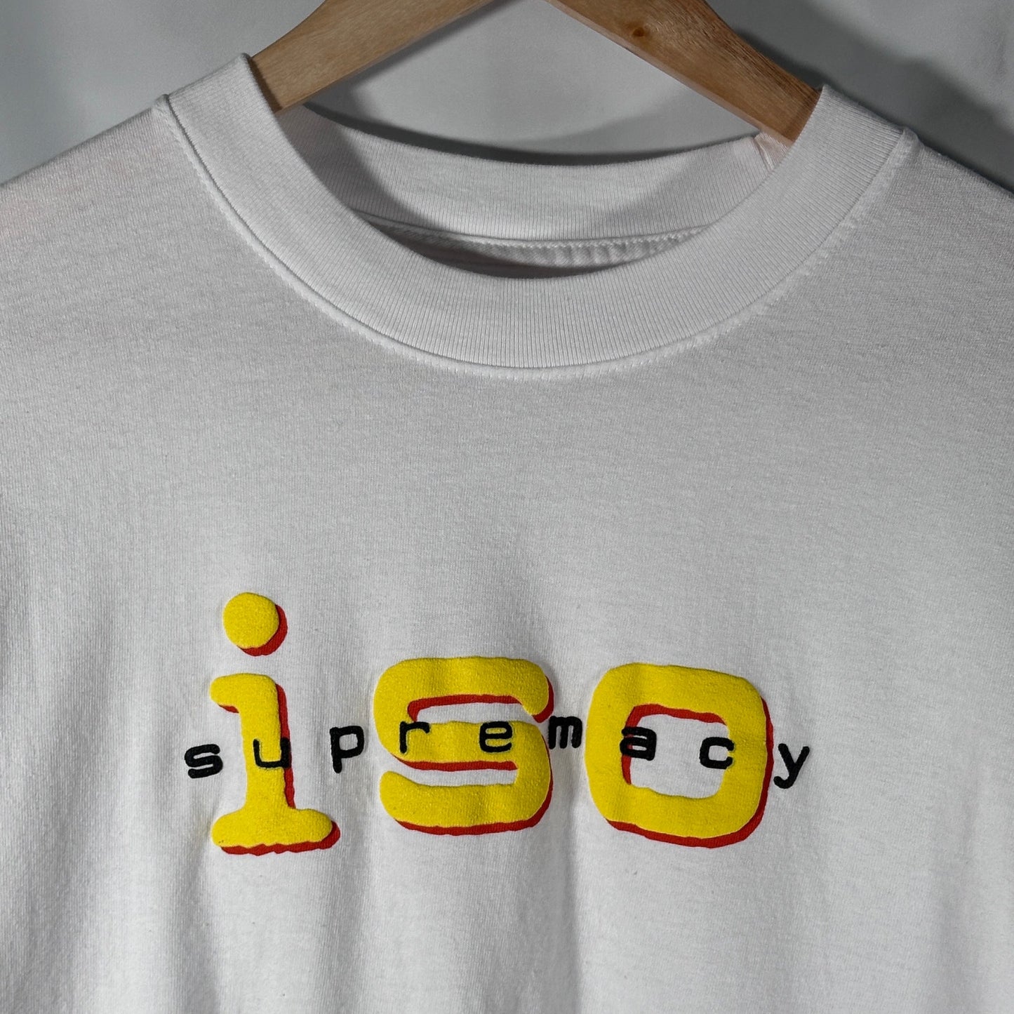 ISO Supremacy White 2-Tone Logo Tee