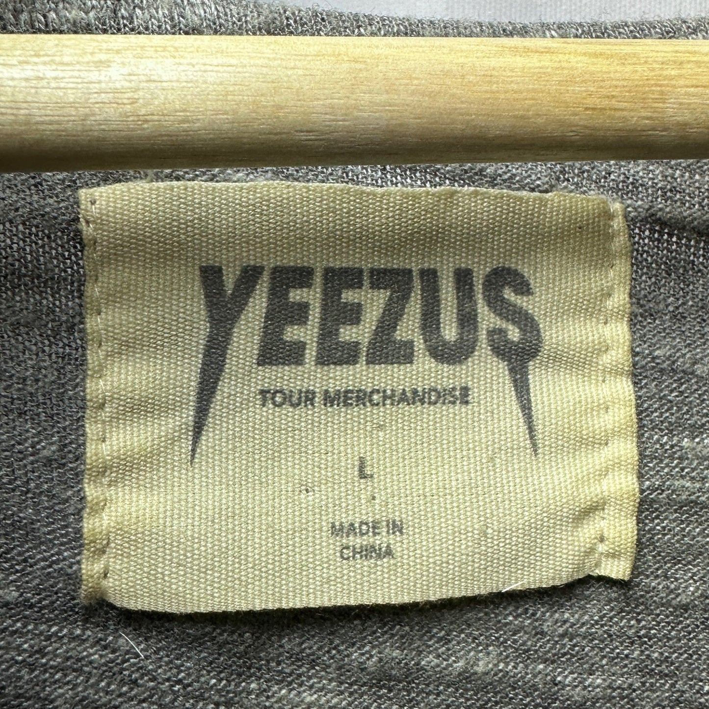 Yeezus Tour Logo Heather Grey Tee