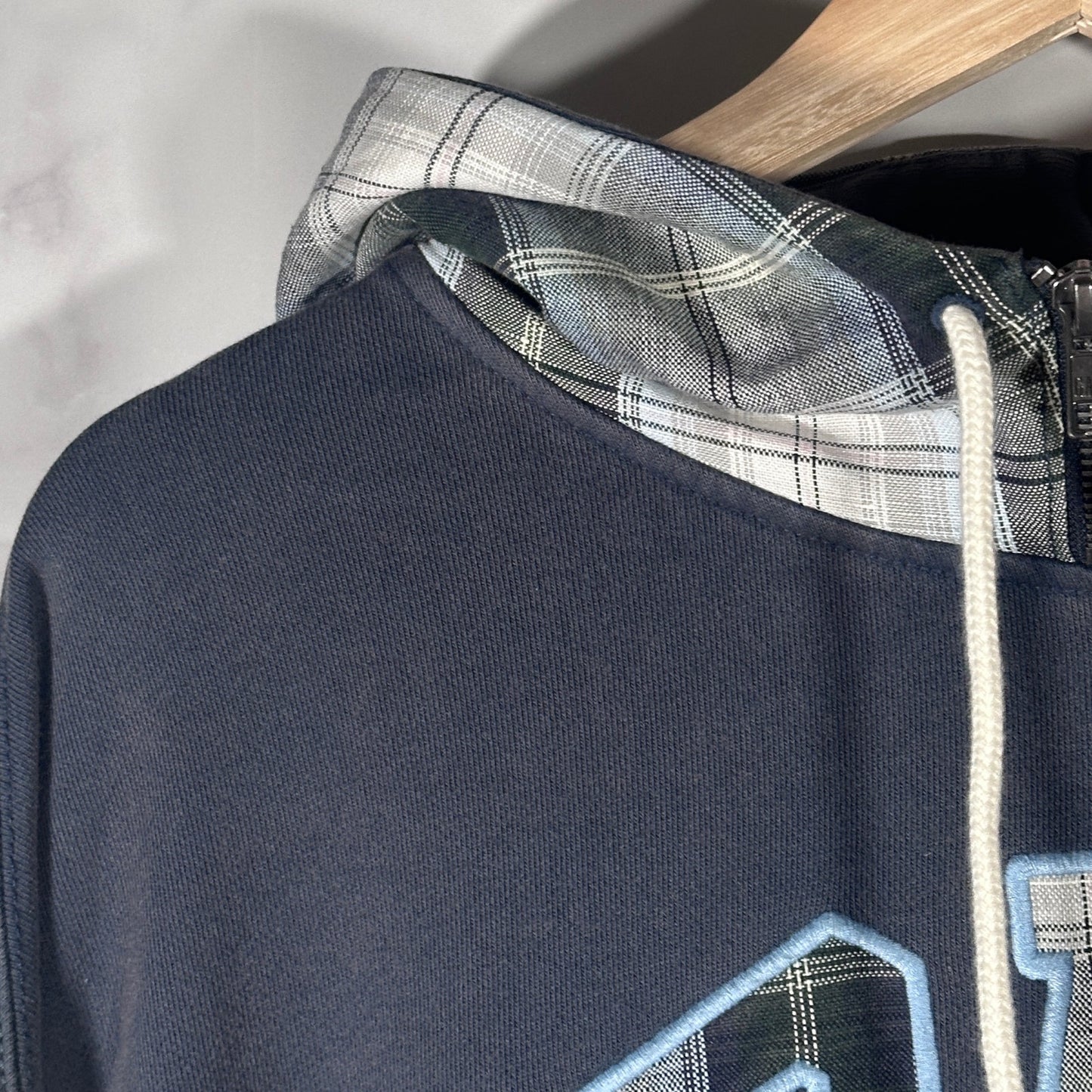 Malbon x Gap Heavyweight French Terry Blue Logo Hoodie