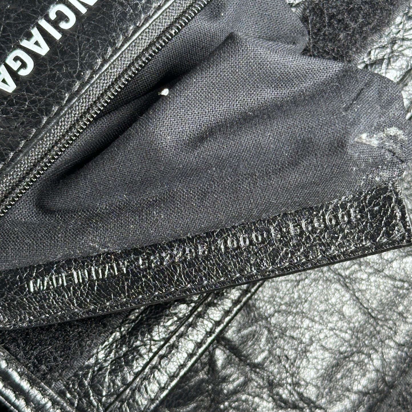 Balenciaga Black Leather Explorer Bag