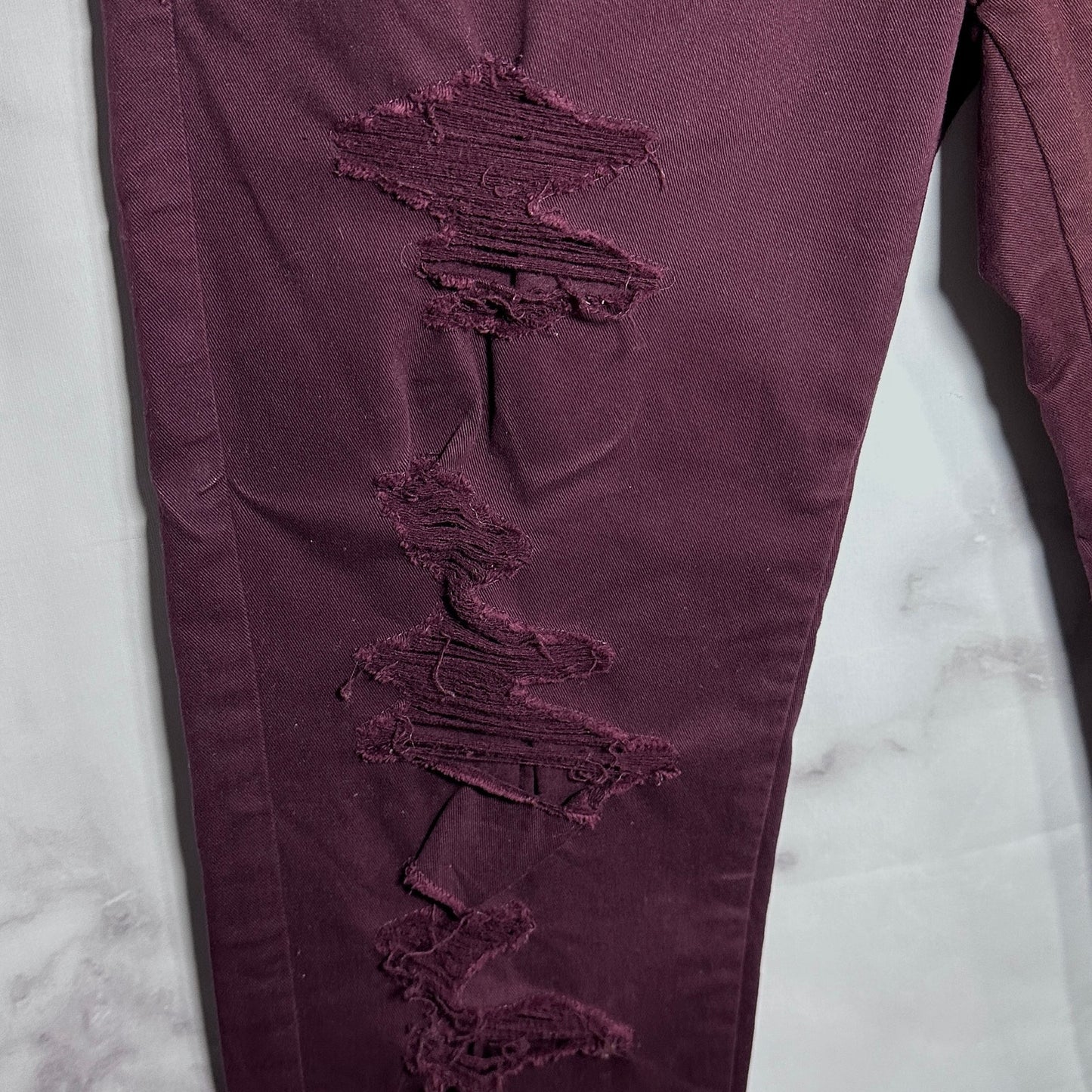 Undercover A/W15 Stretch Crash Bordeaux Chino