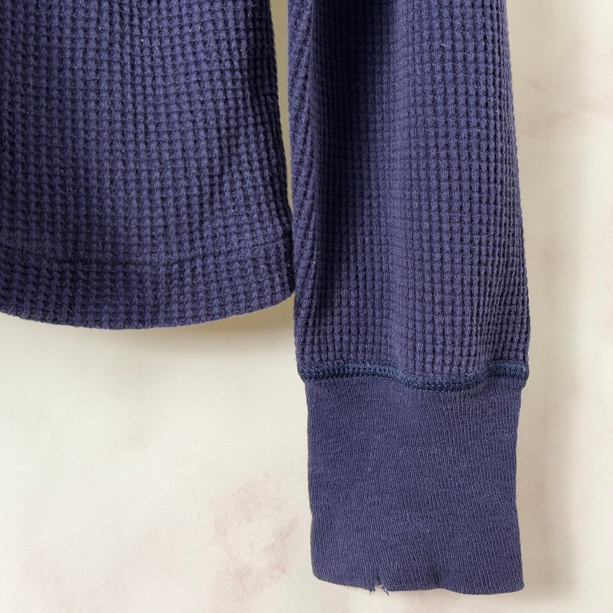 Vintage GAP Navy Waffle Henley