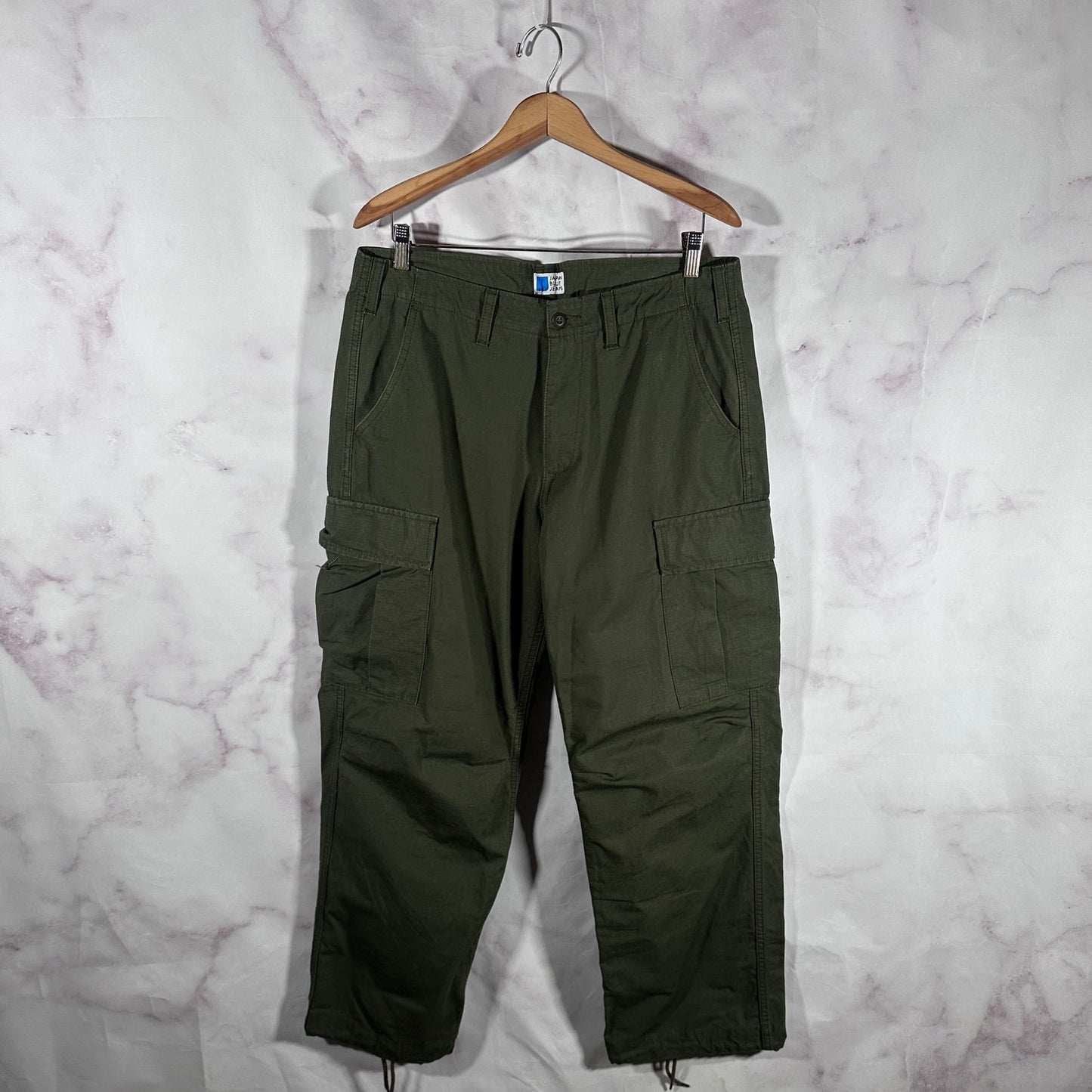 Japan Blue Jeans Green M-65 Cargo Pants