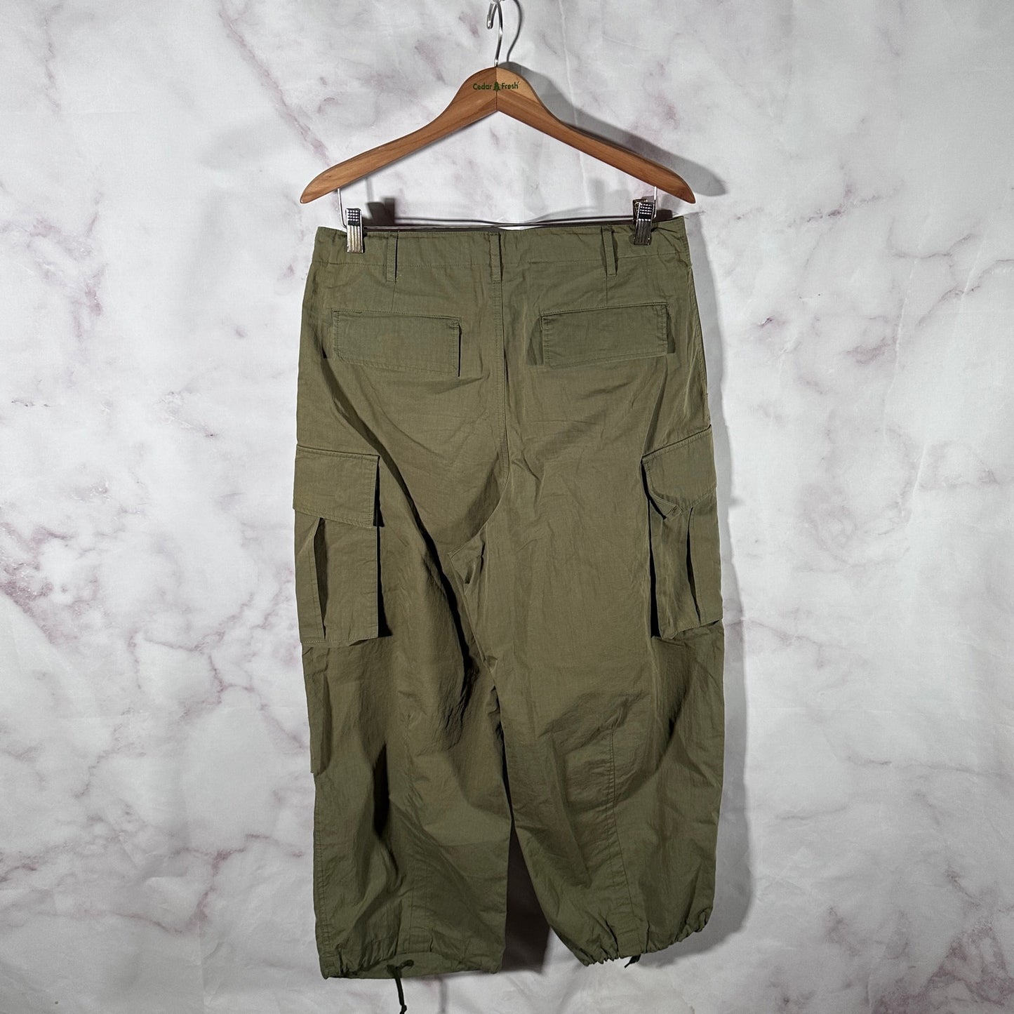 Beams Heart Green H.D. Wide Leg Pant