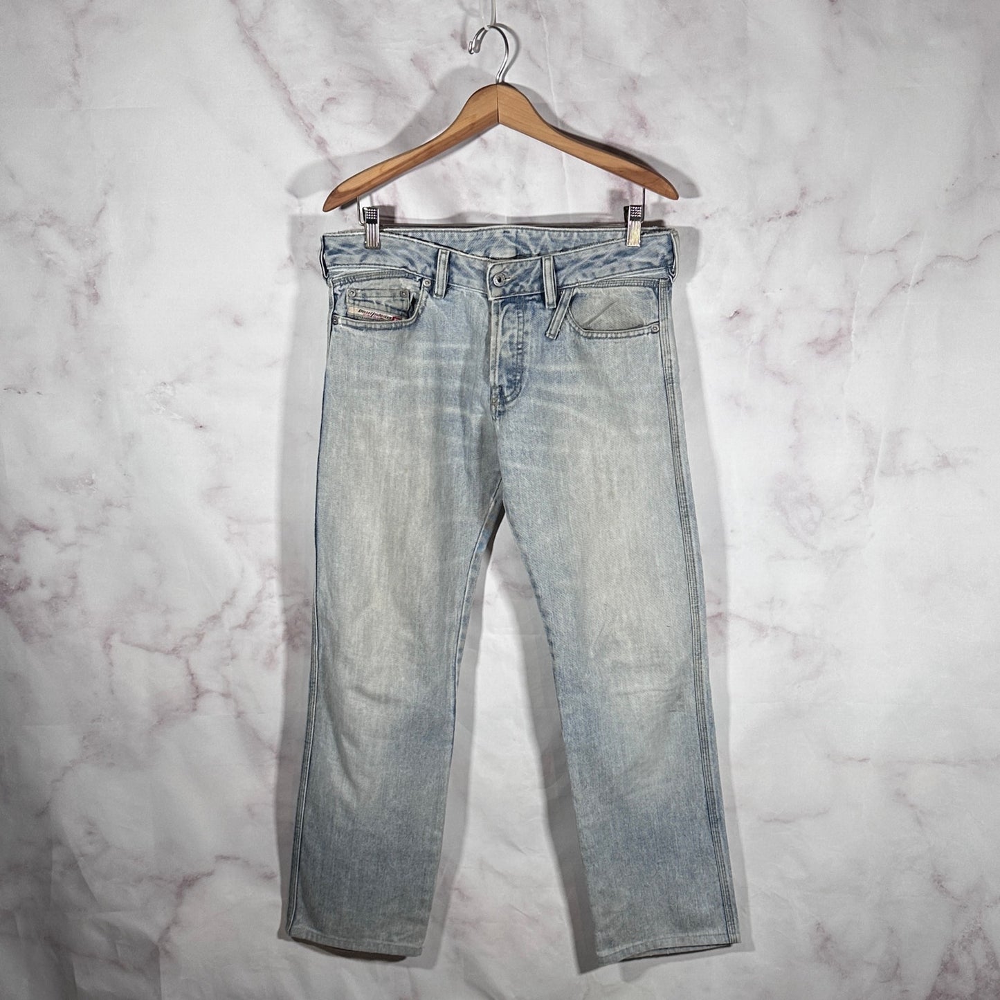 Diesel Light Wash Straight Denim
